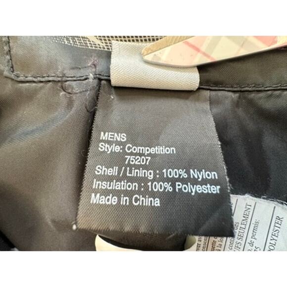 "OBERMEYER" Mens Blk Competition Snow Pants SZ M Snowmobile Snowboarding Ski - Picture 11 of 16